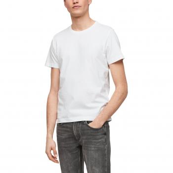 Camiseta Básica Regular Fit de Algodón Ecológico para Hombre - Color Blanco - Talla XXL