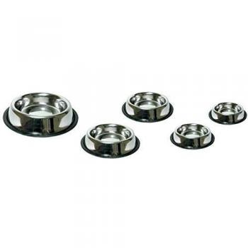 TODOPETS Comedero Antideslizante De Acero INOX 12 cm 300 ml