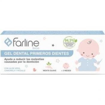 Gel Dental Farline Primeros Dientes Sabor Menta Suave 50ml