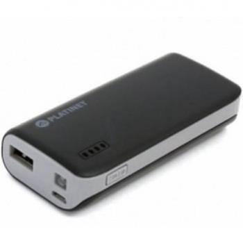 Platinet PMPB44BB - Batería portable, 4400 mAh con linterna