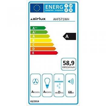 Filtro de cocina Airlux AHF571WH 52cm 770 m³/h Blanco Clase A