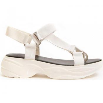 Sandalias de Mujer Montevita Craig3 Blanco con plataforma, diseño moderno, material sintético, suela antideslizante y cierre ajustable