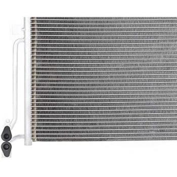 Condensador de Aire Acondicionado RIDEX 448C0115 para BMW Serie 3 (E46) y Z4 Roadster (E85), Fabricado en Aluminio, Compatible con Refrigerante R134a