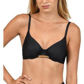 Top de bañador para mujer Lisca Bari Negro