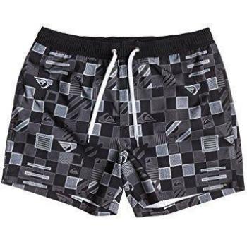 Quiksilver Checkered VL E15 - Bañador para hombre, diseño Checkered Volley Black, talla XL