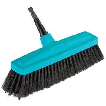 Escoba de Interior Gardena Combisystem, Polipropileno, 34 cm - Modelo 3630-20, Color Negro y Azul