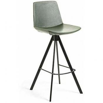 Kave Home Taburete Alto Zeva, Verde