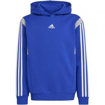 Sudadera Adidas Colorblock Hoodie Infantil Azul