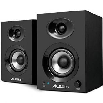 Alesis Elevate 3 MKII - Powered Desktop Speakers for Home Studios, Video-Editing, Gaming and Mobile Devices