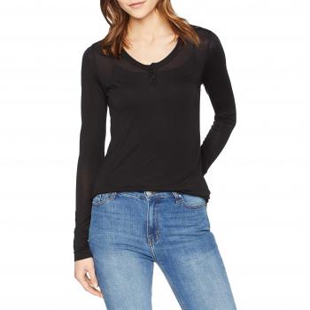 G-STAR RAW Granddad Slim T-Shirt, Camisa Manga Larga para Mujer,