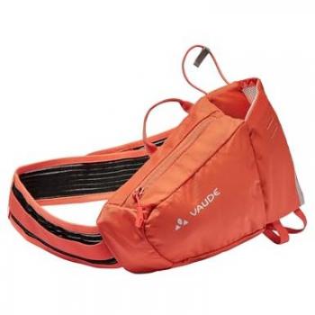 Riñonera VAUDE Attendant de poliéster reciclado con elementos reflectantes, color rojo, unisex