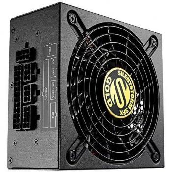 Sharkoon SilentStorm SFX Gold 500W - Fuente de Alimentación Modular, Negro
