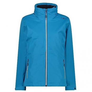 CMP Women's Detachable Inner Jacket with Zip Hood - Blue/Turquoise