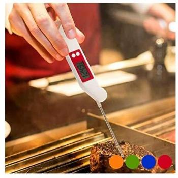 Bigbuy Cooking S1417274 Termometro, Silicone