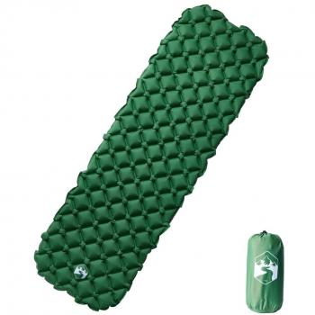 Colchón Inflable de Camping para 1 Persona, Color Azul Marino, Dimensiones 190x58x6 cm, Material Resistente, Ideal para Actividades al Aire Libre