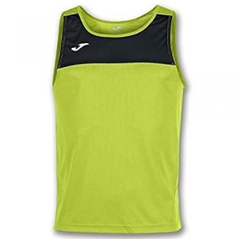 Joma Race Camisetas Caballero, Hombre, Lima Negro, S