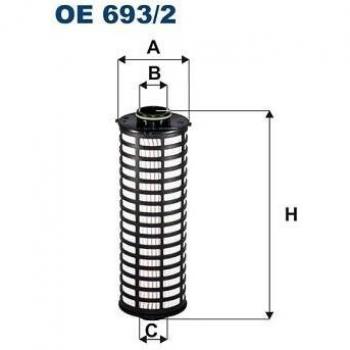 Filtro de aceite FILTRON OE 693/2