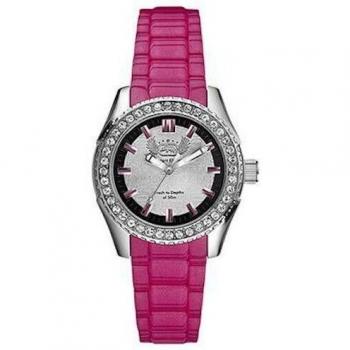 Marc Ecko Reloj Análogo clásico para Mujer de Cuarzo con Correa en Silicona E11599M3