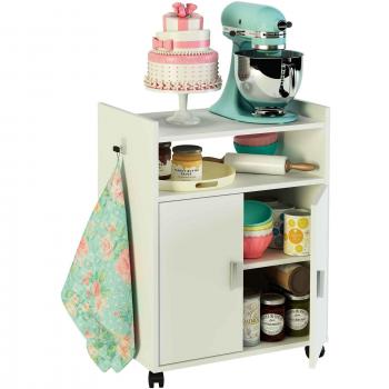 MEKA-BLOCK Mueble de Cocina, Madera, Blanco, 79,5x60x40cm
