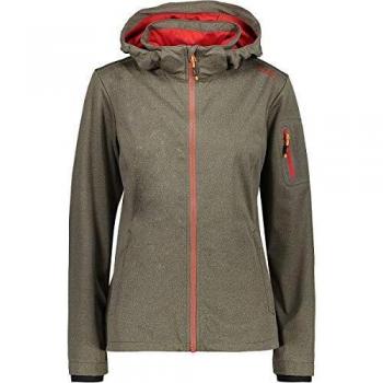 CMP - Cazadora de mujer Softshell, color Kaki Mel., tamaño 36