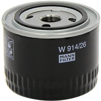 Original MANN-FILTER Filtro de aceite W 914/26 – Para automóviles