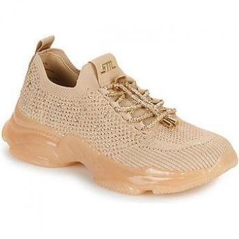 Steve Madden - Zapatillas de niña en tejido y deportivas plataforma mujer beige