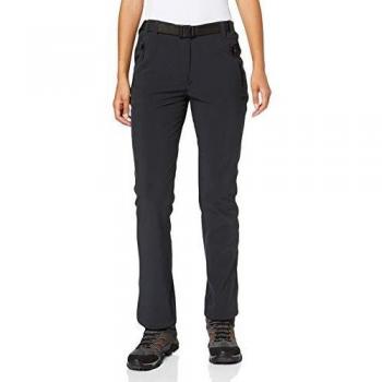 CMP Women's Elasticated Long Walking Trousers - Grey Anthracite, Size 44 (EU)