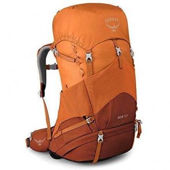 Osprey Ace 50 Mochila Infantil de Senderismo, Unisex niños, Orange Sunset, O/S