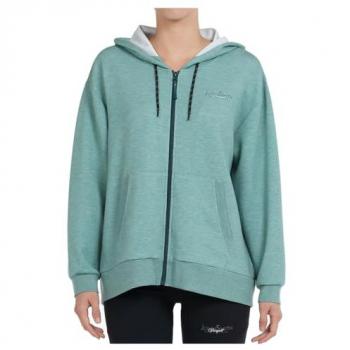 Chándal de mujer John Smith Ribada con sudadera de cremallera completa en color Eucalipto, talla L