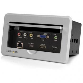 StarTech.com BOX4HDECP Conference Table Connectivity Box - HDMI / VGA / Mini DisplayPort to HDMI Output