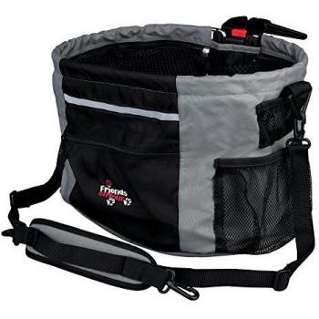 Trixie 13116 Cesta Bicicletas, 38 x 27 x 28 cm, Gris Negro