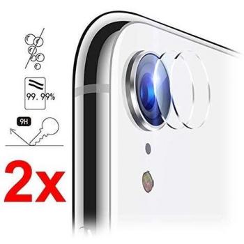 Protector de Cristal Templado para Lente de Cámara Hat Prince para iPhone XR - 2 Unidades