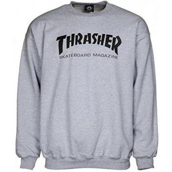 Sudadera de Crewneck Thrasher Skate-Mag Gris