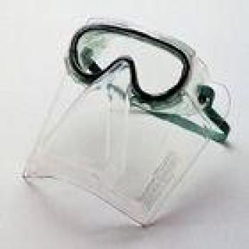 FULLFACE BLACK FRAME FACESHIELD ANTI FOG 5.0 LEN