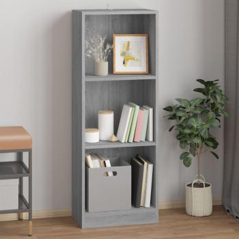 Estantería Borj 3 Niveles Gris 109X40x24 Cm