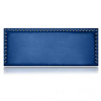 Cabecero Dafne Tapizado en Polipiel Azul 100x55cm