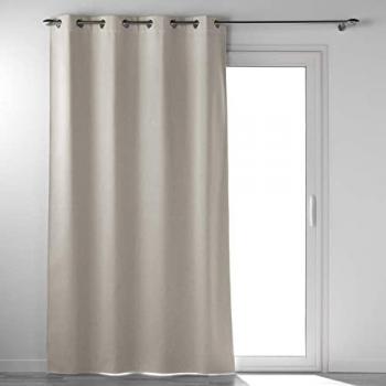 Cortina Aislante Opaca Occultiss Beige - 135 x 260 cm