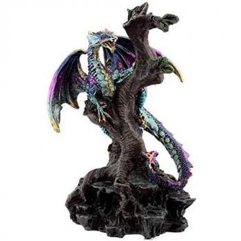 Puckator Forest Protector - Figura Decorativa de dragón con diseño de Leyendas oscuras