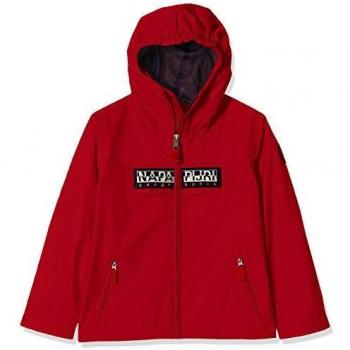Napapijri K Rainforest S Op 1 True Red, Chaqueta para Niños, Rojo R70, 128