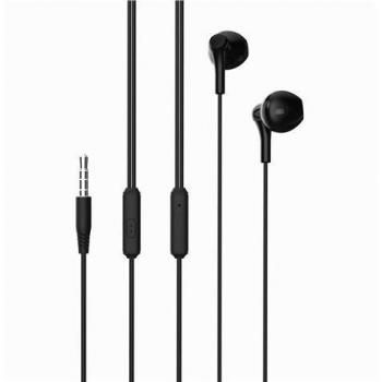 XO EP39 Music Auriculares con Micrófono - Cable 1.2m - Botón de Control - Color Negro