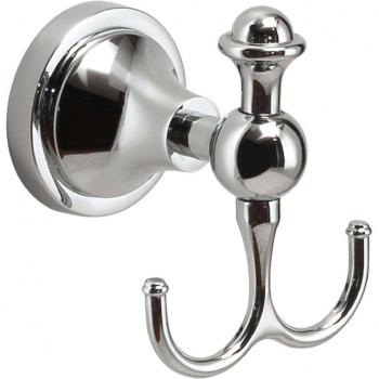 Percha doble de baño Gedy Nevis, cromada, modelo NV261300000