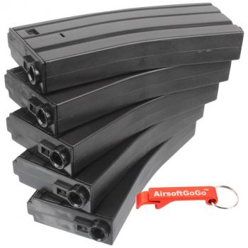 E&C 30 Round M4 Series AEG Magazine 5 pcs Box Set