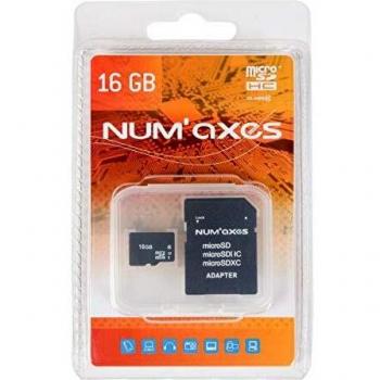 Num'axes Num'Axes Tarjeta Micro Sd 16 Gb + Adaptador