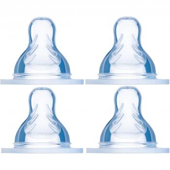 MAM Babyartikel 99964100 - Pack de 4 tetinas para biberón, medida X-Instrucciones en lengua extranjera