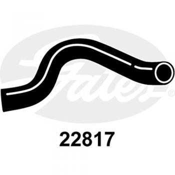 Manguera del radiador GATES 22817 - Tubería de radiador, fabricada en material resistente a altas temperaturas y presión, diseñada para sistemas de refrigeración automotriz, compatible con diversas marcas y modelos de vehículos