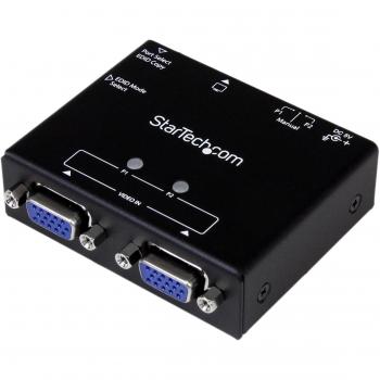 StarTech.com ST122VGA - Switch selector automático de video VGA de 2 puertos