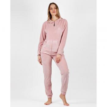 Pijama de mujer con cremallera y bolsillos.