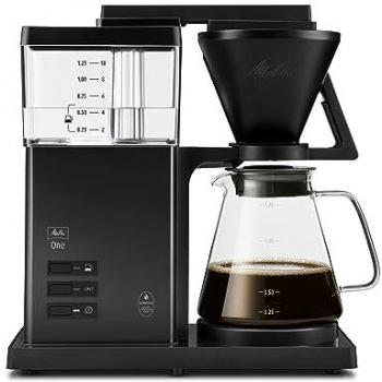 Cafetera de goteo Melitta ONE Pure 1031-02 con Control de Aroma, 1000 W, 1,25 L, Negra