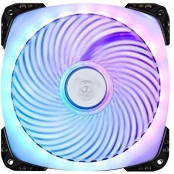 SilverStone SST-AP142-ARGB - Air Penetrator Ventilador de refrigeración de 140mm PWM, Rodamientos de bolas, Aspas transparentes con marco negro, Alto flujo de aire, RGB programable