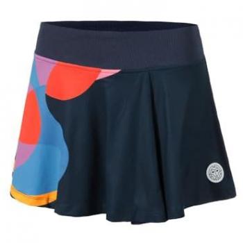 BIDI BADU Twiggy Falda Chicas Azul Oscuro, Multicolor, Impresa, Wavy, Talla 152